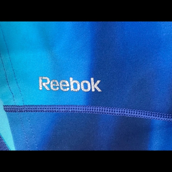 REEBOK🔹BLUE SPANDEX SHORTS - Picture 3 of 5